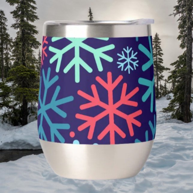 Midnight Snowfall Stemless Wine Tumbler (Creator Uploaded)