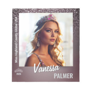 Midnight Sparkle Titleholder Autograph Notepad