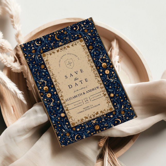 Midnight Stars Celestial Wedding Save The Date (Creator Uploaded)