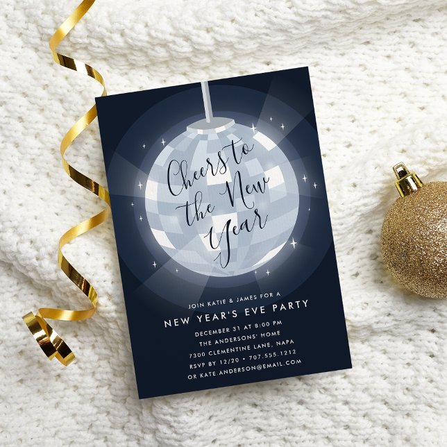 Midnight Stars | New Years Eve Party Invitation (Creator Uploaded)