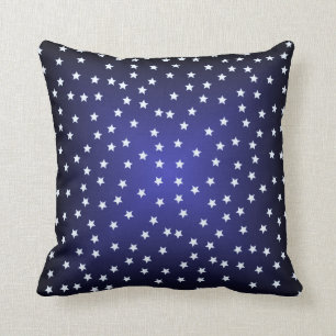 Midnight Stars Throw Pillow