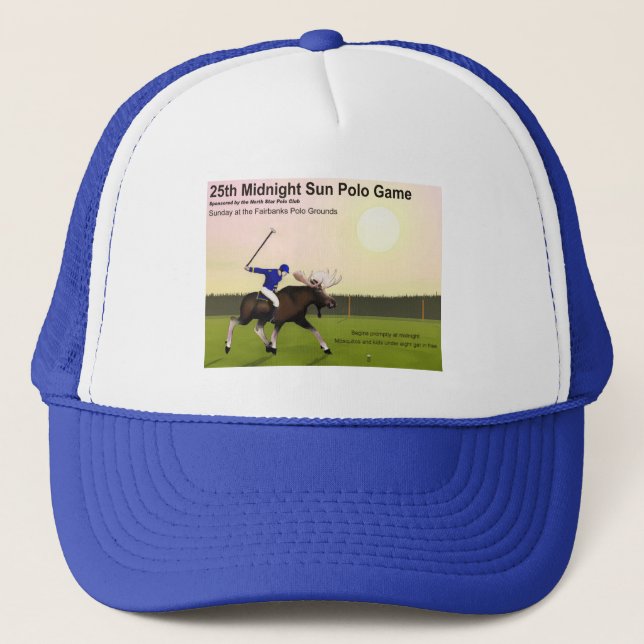 Midnight Sun Polo Trucker Hat (Front)