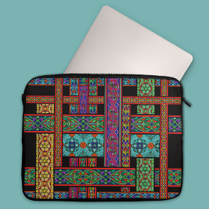 Midnight Sun Stained Glass Laptop Sleeve
