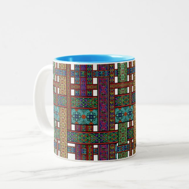 Midnight Sun Stained Glass Mug (Front Left)
