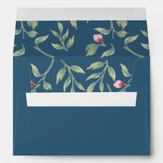 Midnight Teal Envelope (Back (Bottom))