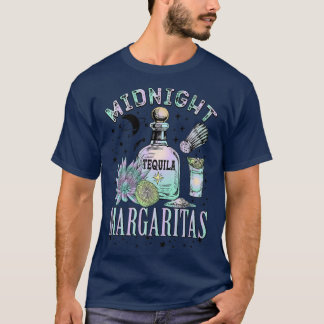 Midnight Tequila Margaritas Lime Tequila Drink Mag T-Shirt