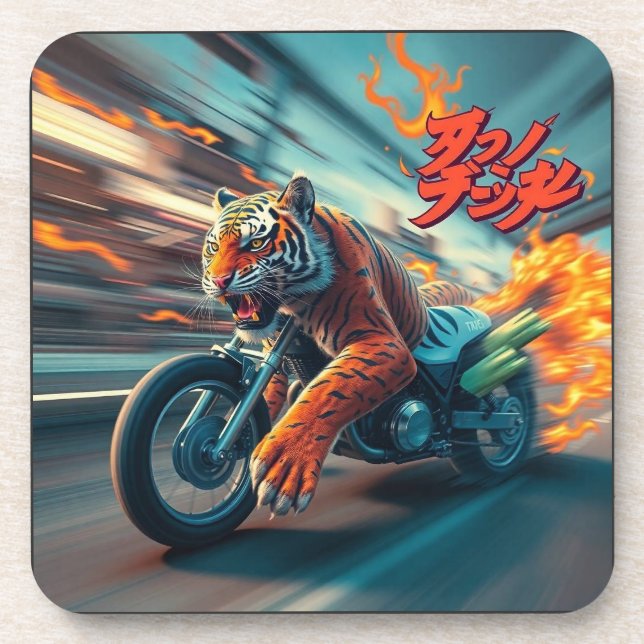 Midnight Tiger Rider Coaster (Front)