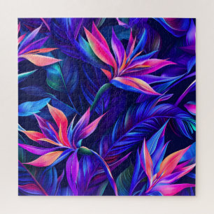 Midnight Tropical Rainforest Jigsaw Puzzle
