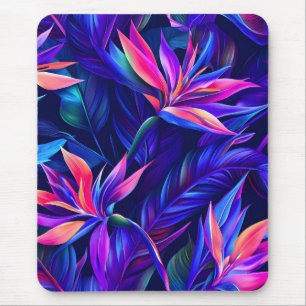 Midnight Tropical Rainforest Mouse Pad
