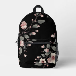 Midnight Tropics Printed Backpack