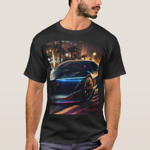 Midnight Velocity: A Hyper-Realistic Concept Car o T-Shirt