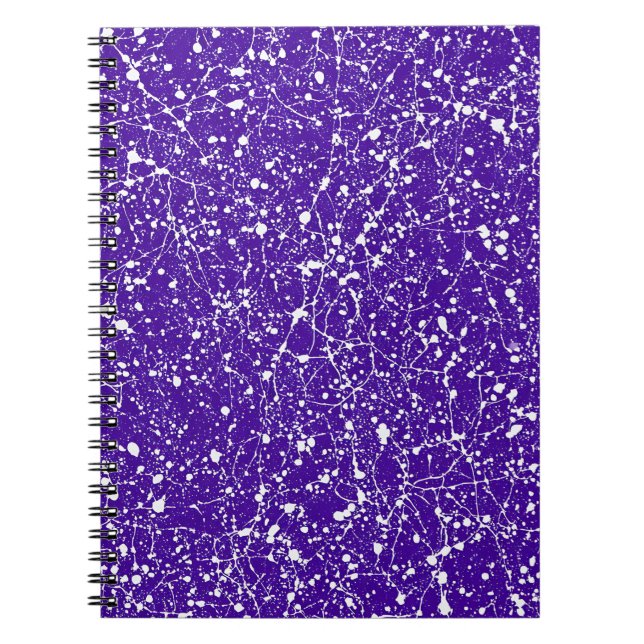 Midnight Web Marble Notebook (Front)