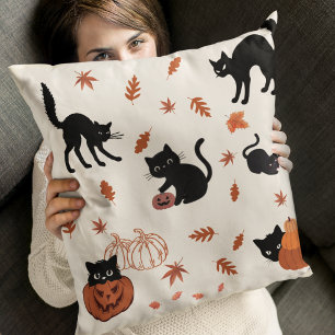 Midnight Whiskers Cushion