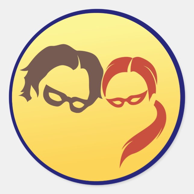 MidnightSQL Hero Logo - Stickers (Front)