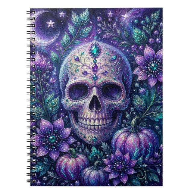 MidNiteMysticSkull Notebook (Front)