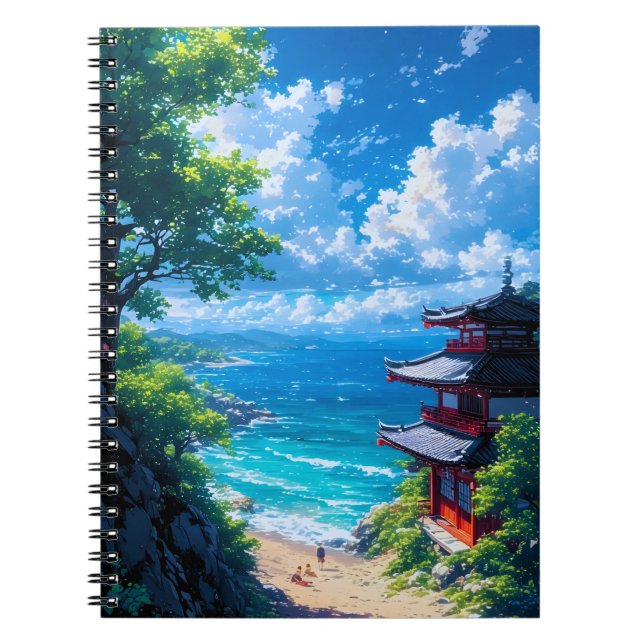 Midori to Umi no Michi  Notebook (Front)