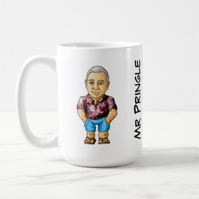 Midrange Avengers mug - Mr Pringle (Left)