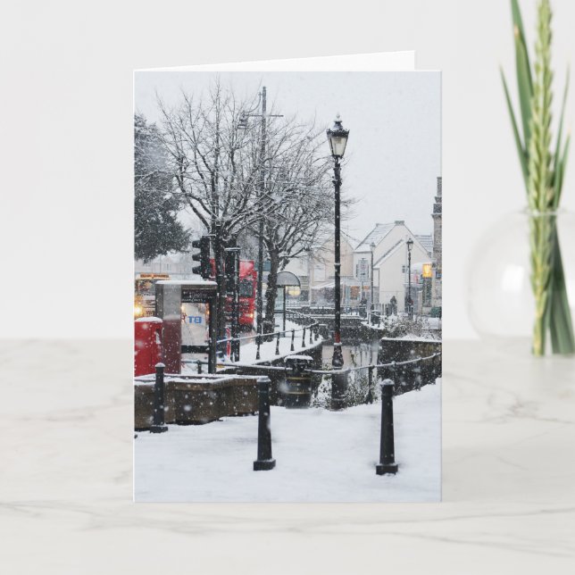 Midsomer Norton in Winter Holiday Card (Front)