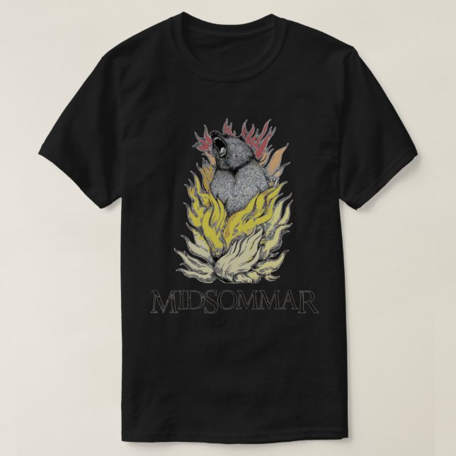 Midsommar - Bear in flames   T-Shirt (Design Front)