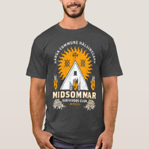 Midsommar Survival Club Scary Horror Summer Festiv T-Shirt