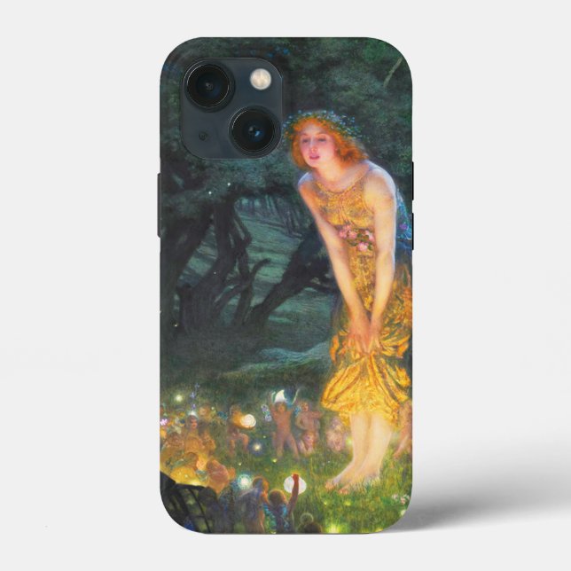 Midsummer Eve (1908) by Edward Robert Hughes Case-Mate iPhone Case (Back)