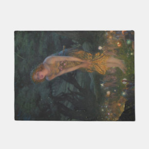 Midsummer Eve (by Edward Robert Hughes) Doormat