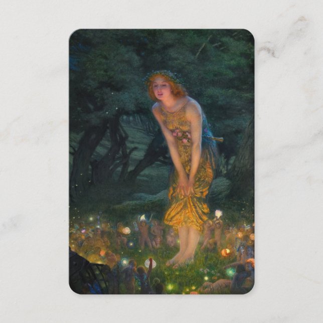 Midsummer Eve by Edward Robert Hughes Enclosure Card (Front)