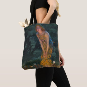 Midsummer Eve by Edward Robert Hughes Tote Bag