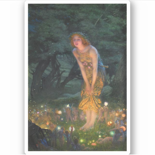 Midsummer Eve c. 1908 by Edward Robert Hughes (Front)