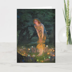 Midsummer Eve c. 1908 by Edward Robert Hughes Card