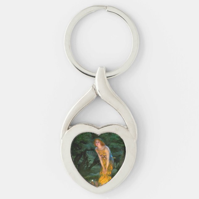 Midsummer Eve Edward Robert Hughes Key Ring (Front)