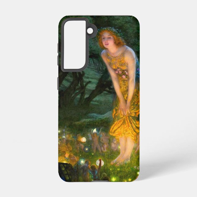 Midsummer Eve Edward Robert Hughes Samsung Galaxy S21 Case (Back)