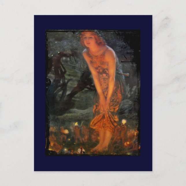 Midsummer Eve Fairy Circle Postcard (Front)