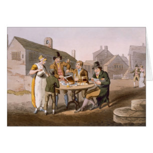 Midsummer Eve, from `Costume of Yorkshire' engrave