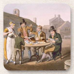 Midsummer Eve, from `Costume of Yorkshire' engrave Coaster