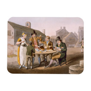 Midsummer Eve, from `Costume of Yorkshire' engrave Magnet
