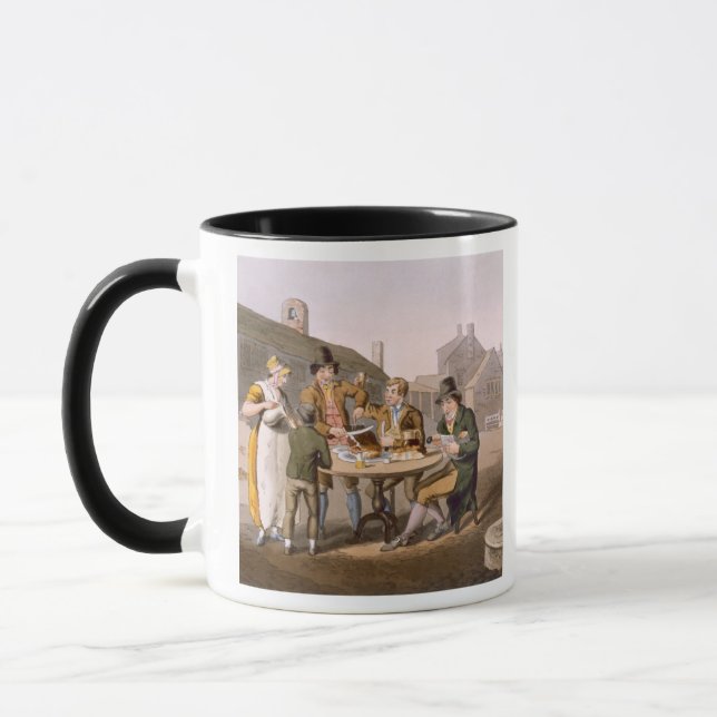 Midsummer Eve, from `Costume of Yorkshire' engrave Mug (Left)