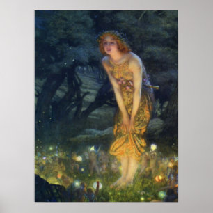Midsummer Eve Pre-Raphaelite Art Print