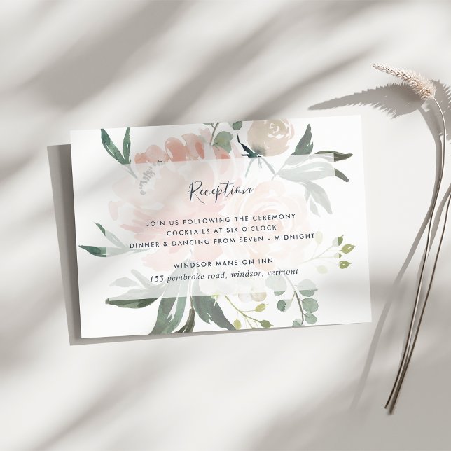 Midsummer Floral Reception Card (Creator Uploaded)