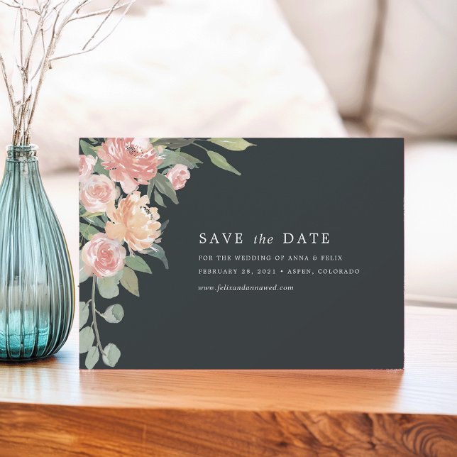 Midsummer Floral Save the Date Card (Creator Uploaded)