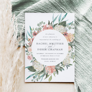 Midsummer Floral Wedding Invitation
