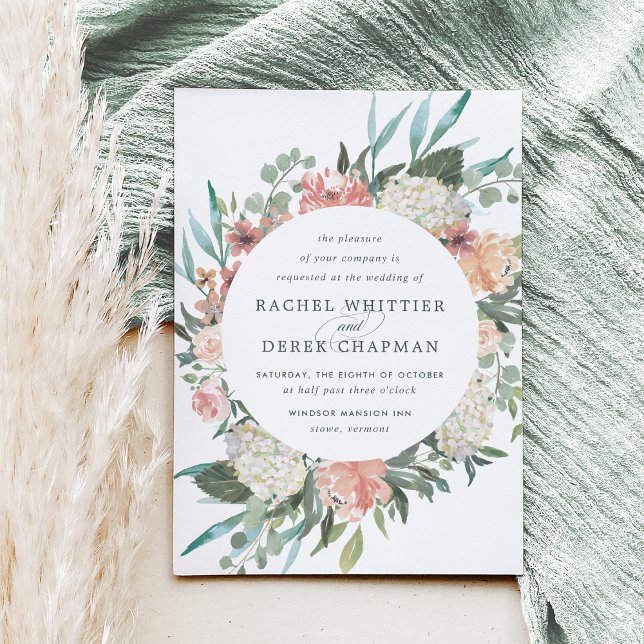 Midsummer Floral Wedding Invitation (Creator Uploaded)