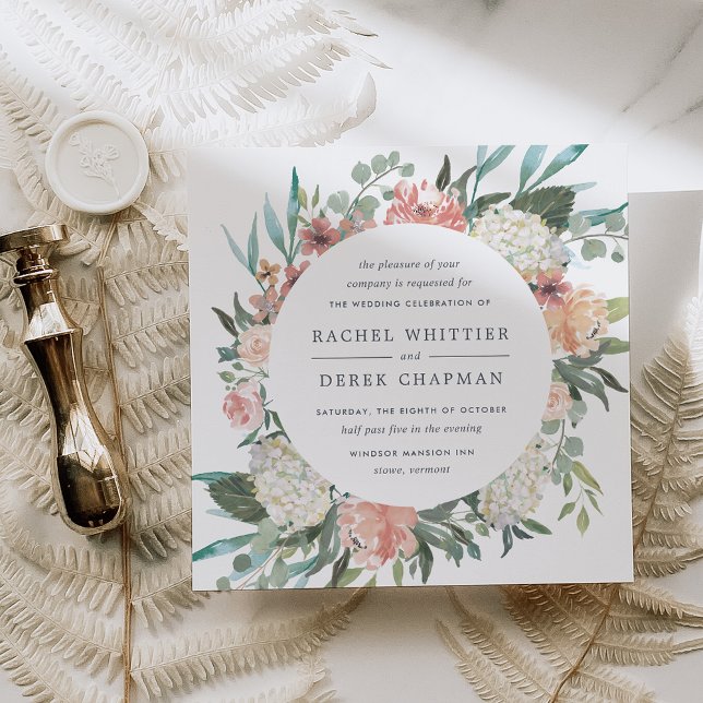Midsummer Floral Wedding Invitation | Square (Creator Uploaded)