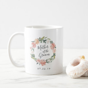 Midsummer Floral Wreath Mother of the Groom Coffee Mug