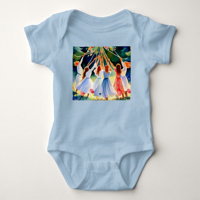 Midsummer Joy Baby Bodysuit (Front)