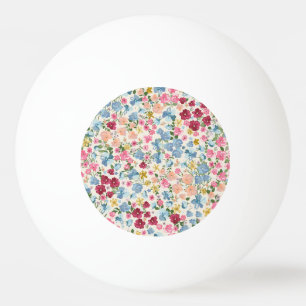 Midsummer meadow, blooming plant pattern. ping pong ball