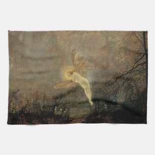 Midsummer Night by Grimshaw, Vintage Victorian Art Tea Towel