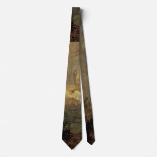 Midsummer Night by Grimshaw, Vintage Victorian Art Tie