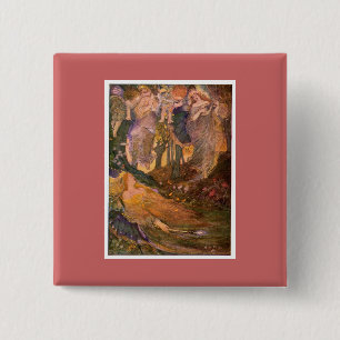 Midsummer Night's Dream 15 Cm Square Badge