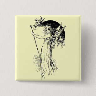 Midsummer Nights Dream 15 Cm Square Badge